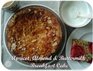 apricot, almond & buttermilk breakfast cake