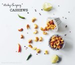 Sticky Spicy Cashews