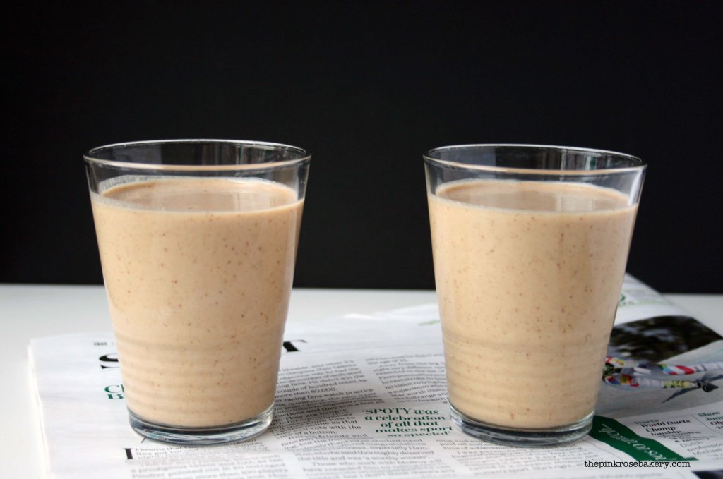 Banana, Peanut & Coffee Smoothie 3 | The Pink Rose Bakery