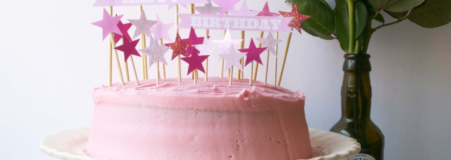 Pink Birthday Cake {gluten free} | The Pink Rose Bakery