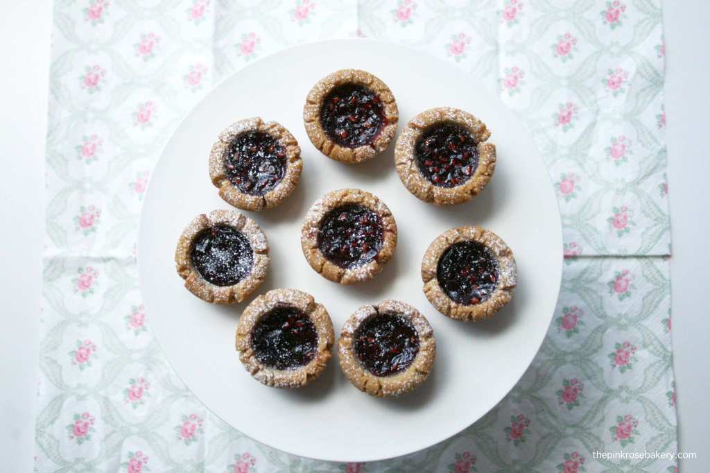 Mini Jam Cups {gluten free} | The Pink Rose Bakery