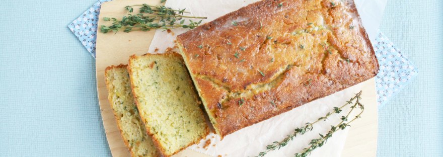 Courgette, Lemon & Thyme Cake {gluten free} | The Pink Rose Bakery